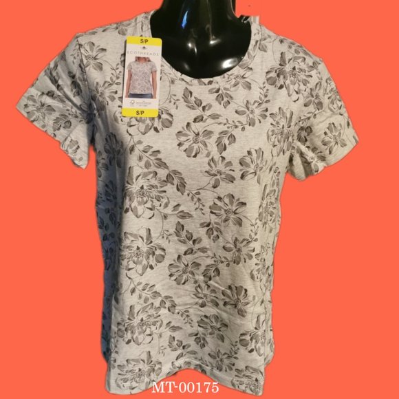 Ecothreads Women's Organic Cotton T-Shirt (Grey) - Picture 1 of 7